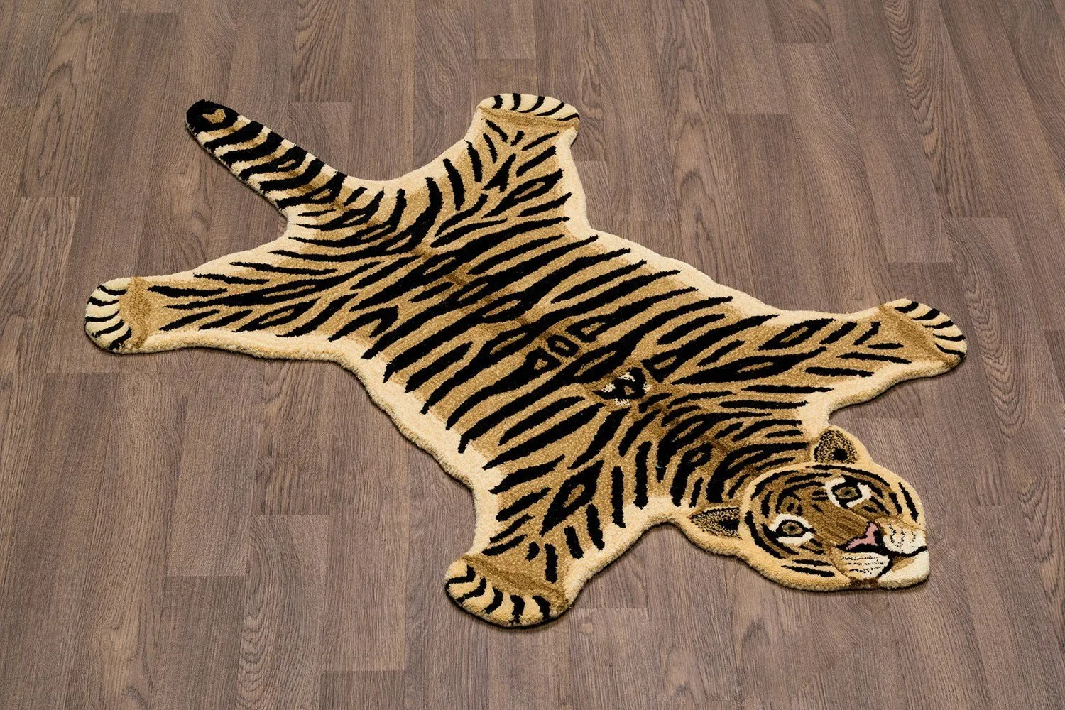 3' x 5' Tiger Hand Tufted Wool Rug