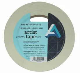 Art Alternatives Artist Tape, 1" Wide x 60 yds, White