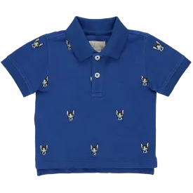 Baby Boys Alec Shirt | Bulldog Embroidery