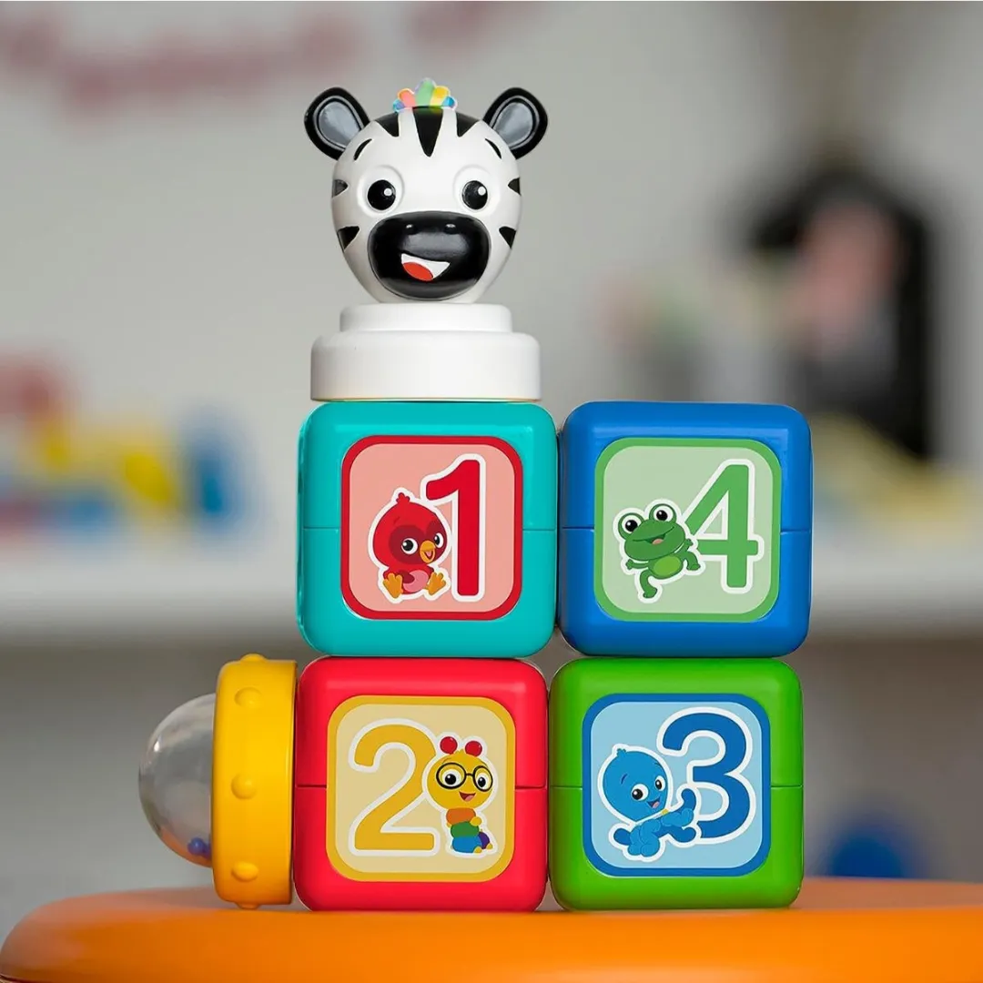 Baby Einstein Add & Stack Magnetic Activity Blocks (6 Pieces)