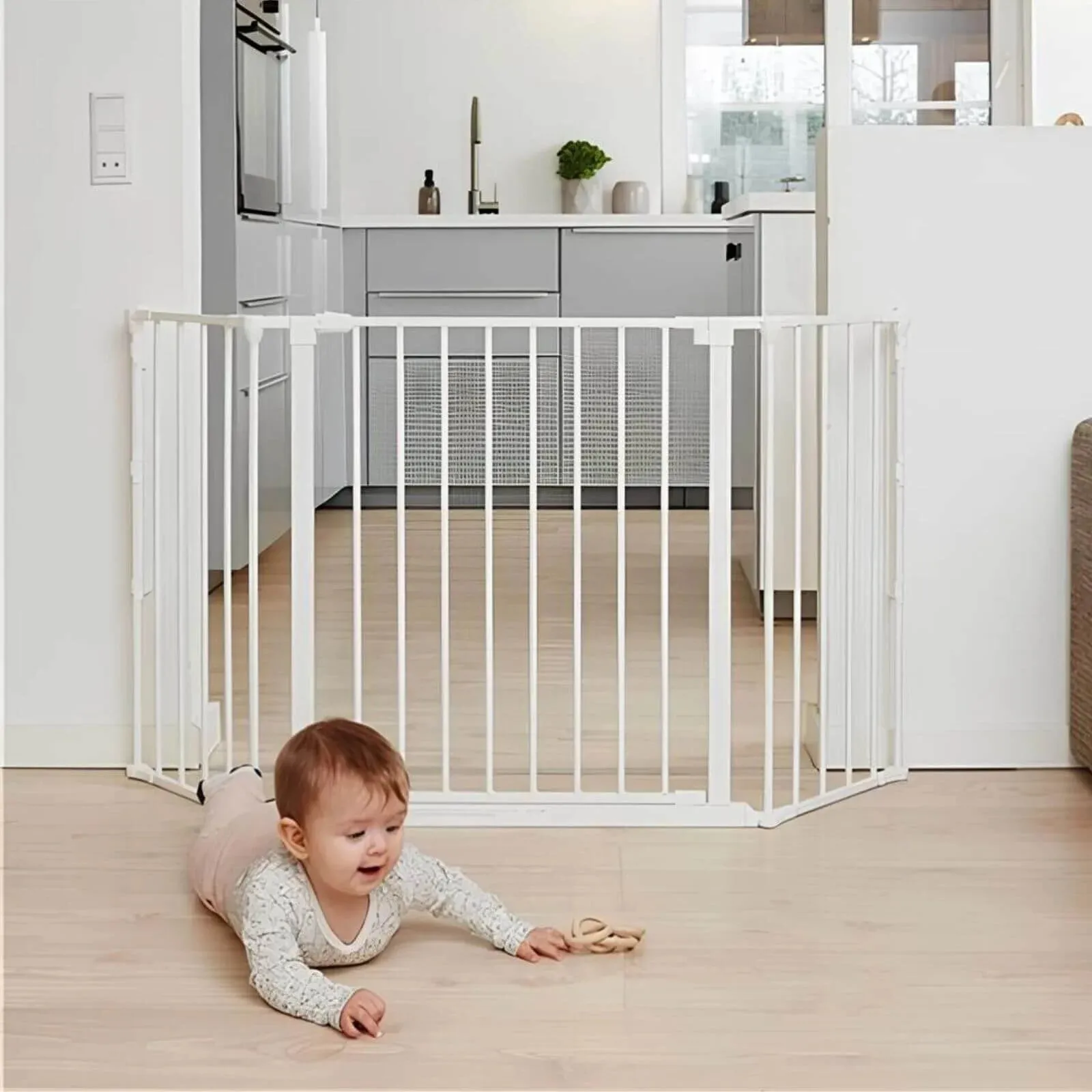 BabyDan Gate Section - White