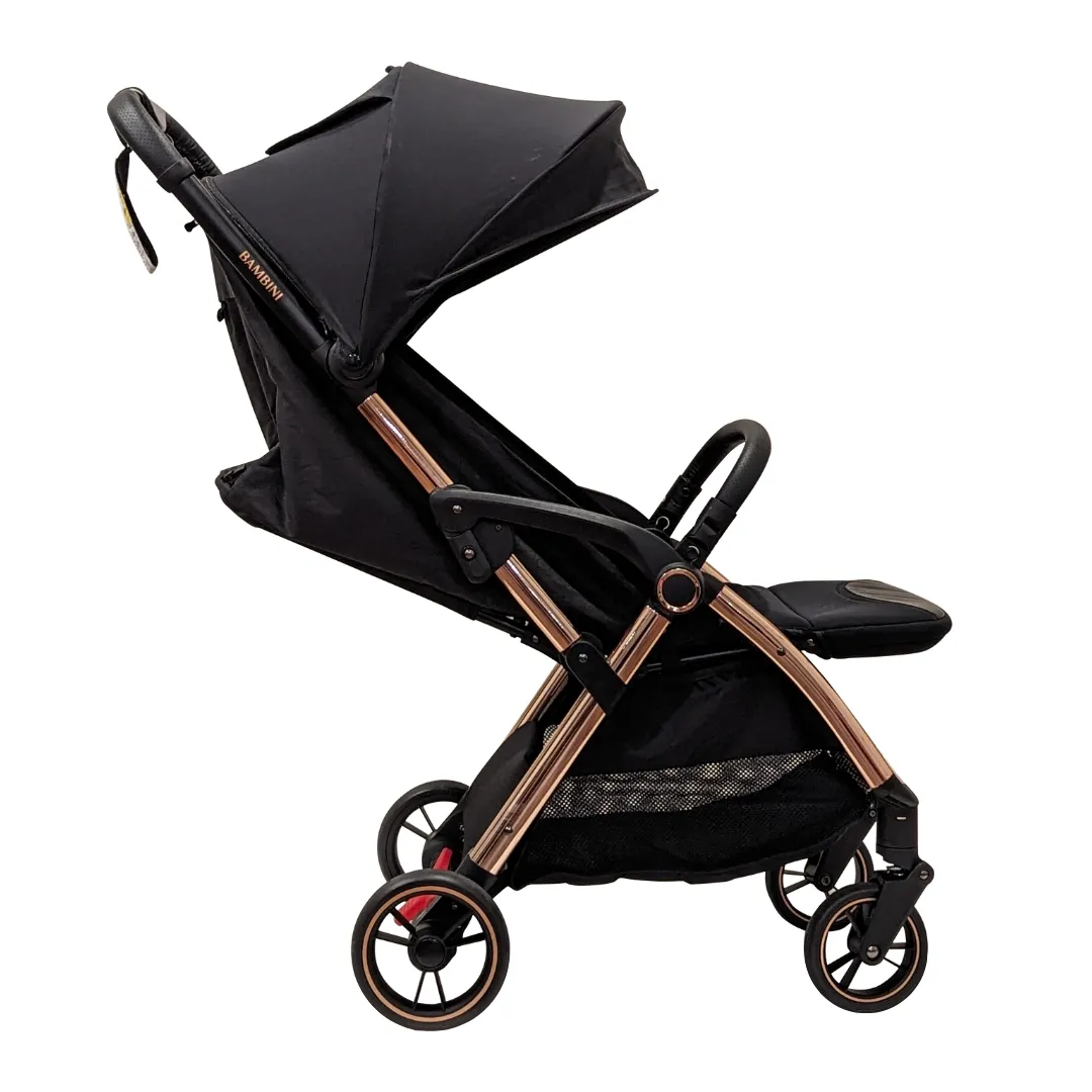 Bambini Prams Paris Travel Stroller ( FREE Bumper bar, Travel Bag, Insect Nest & Cupholder)