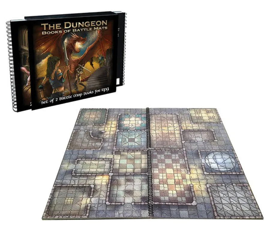 Battle Mats: The Dungeon - Books of Battle Mats