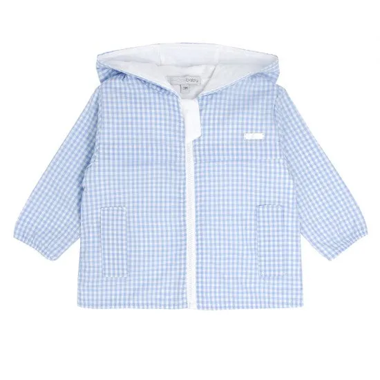 blues baby - baby boys pale blue jacket BB0333