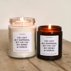 Books & Candles Funny Gift