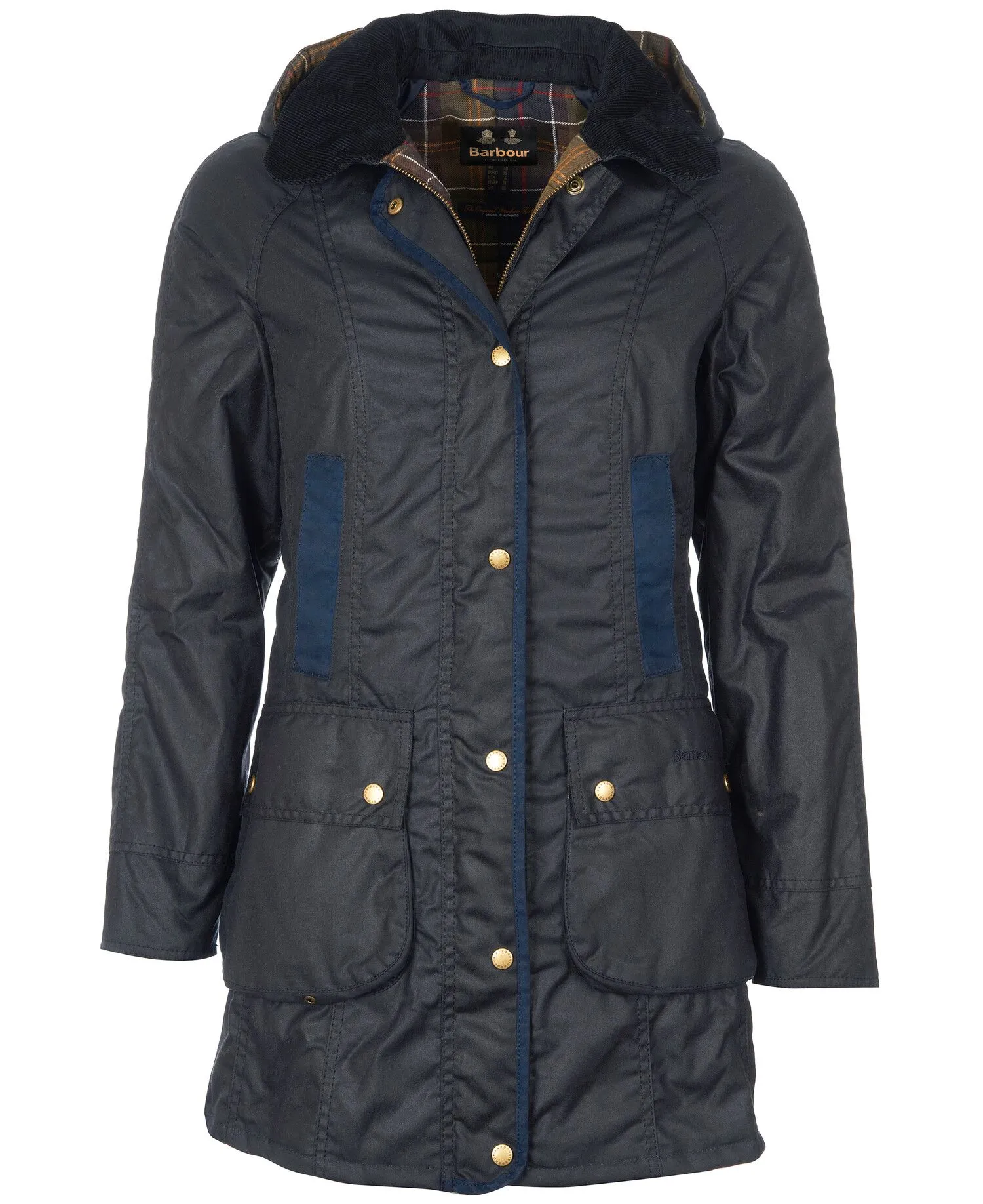 Bower Wax Jacket - Navy