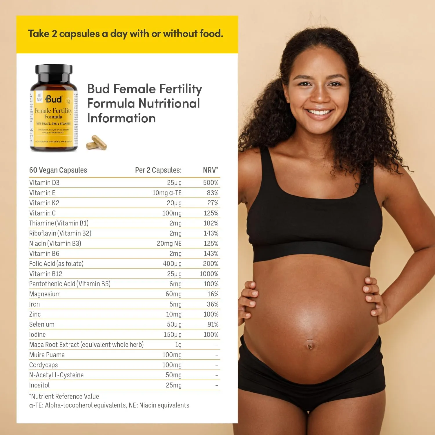 Bud Fertility & Beyond Formula for Women (60 Capsules)