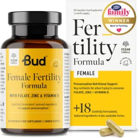 Bud Fertility & Beyond Formula for Women (60 Capsules)