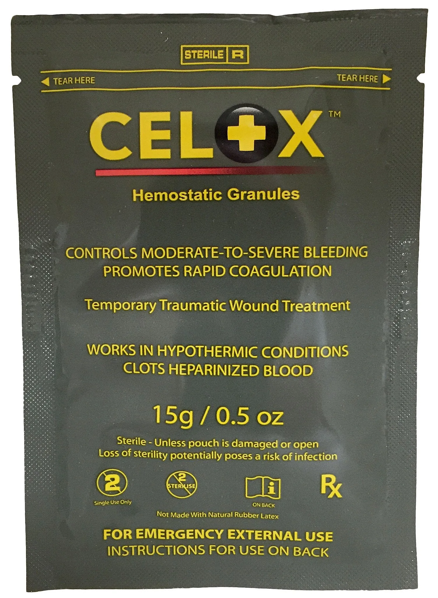 Celox Hemostatic Blood Clot Granules - 15 grams