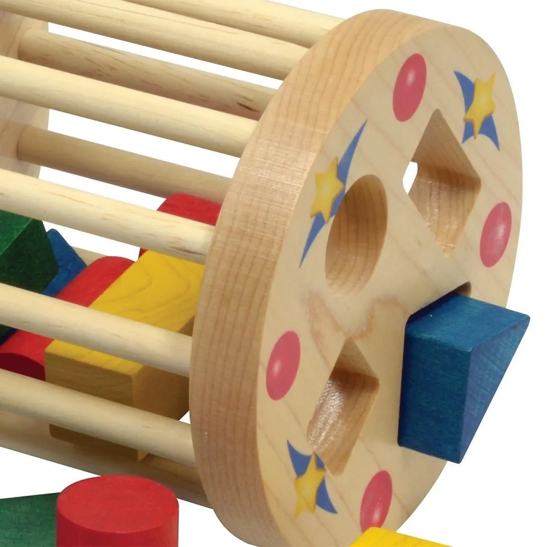 Classic Wooden Shape Sorter - Made in USA