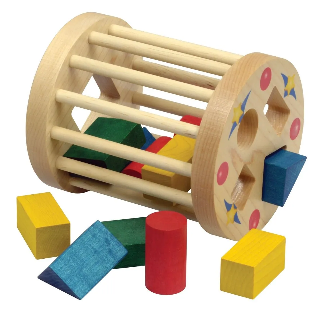 Classic Wooden Shape Sorter - Made in USA