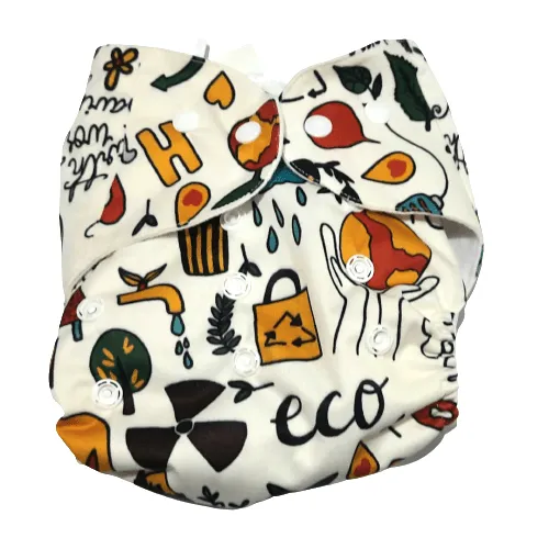 Combo of 3 Reusable Diapers - Option O