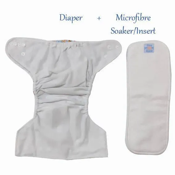 Combo of 5 Reusable Diapers - Option E