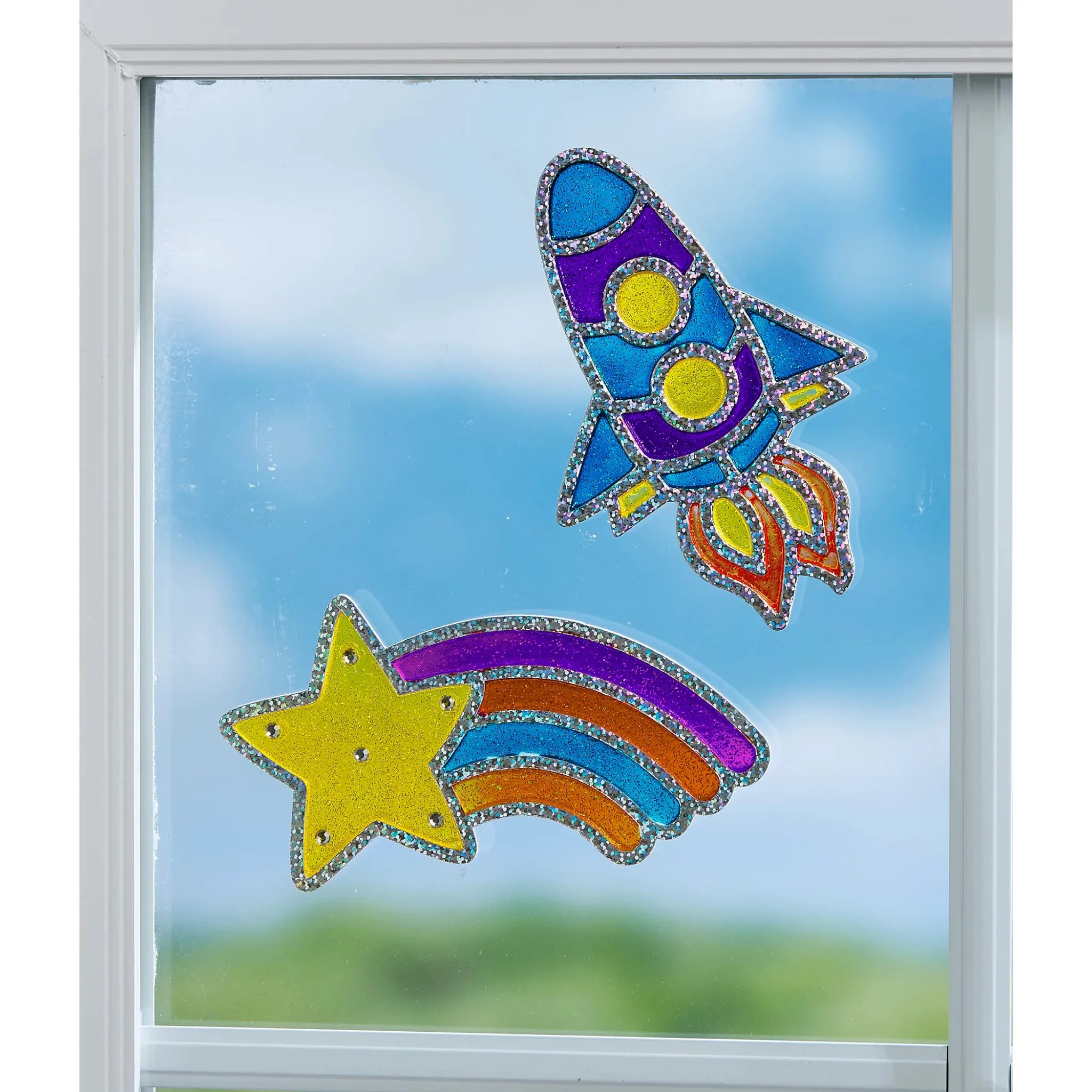 Creativity for Kids 6292 Window Art Outer Space