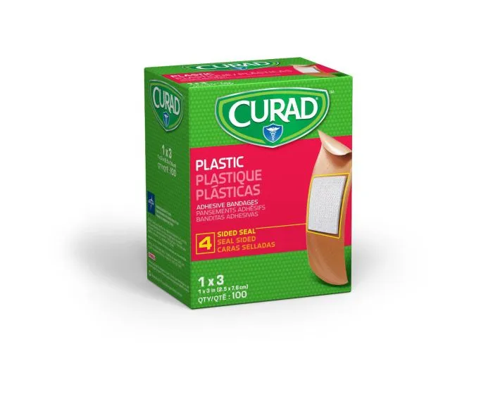 Curad Plastic Bandages 1" x 3"