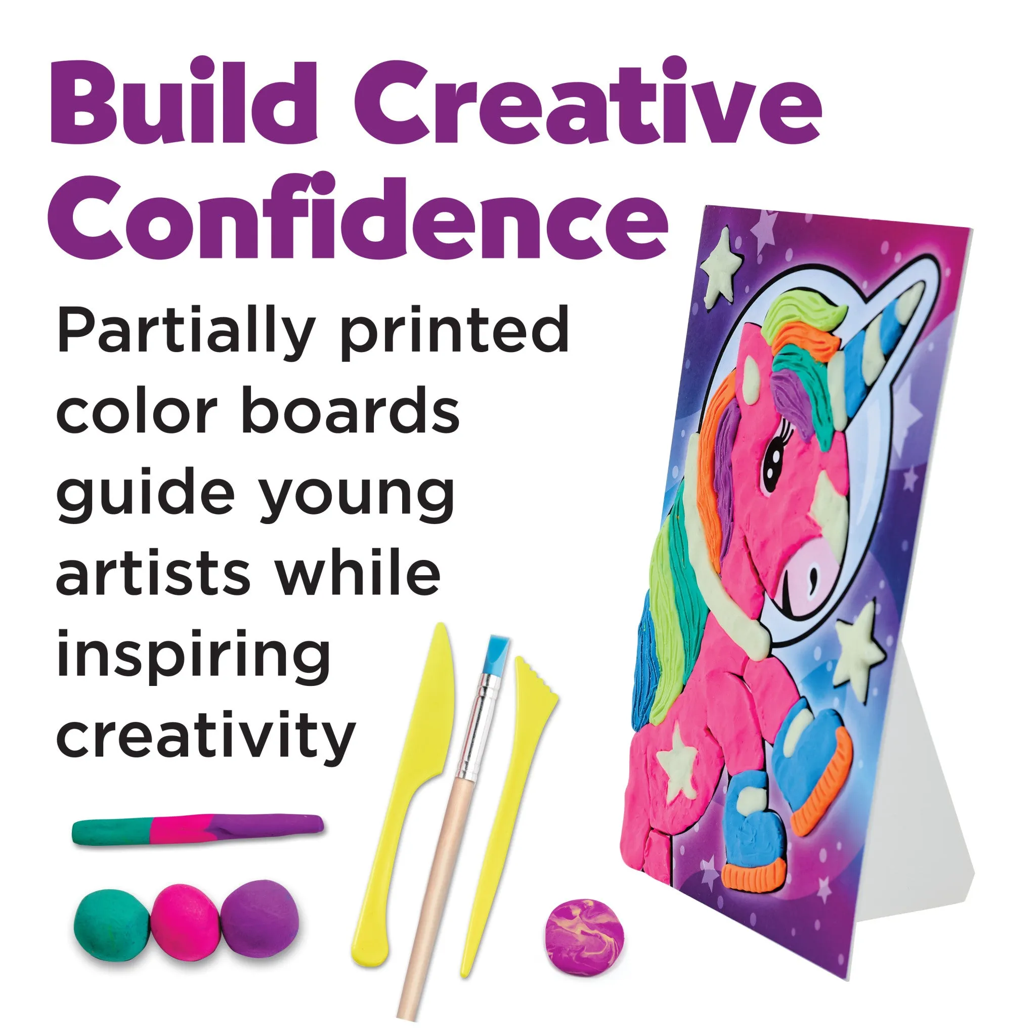 Do Art Coloring with Clay Space Pets - #14347