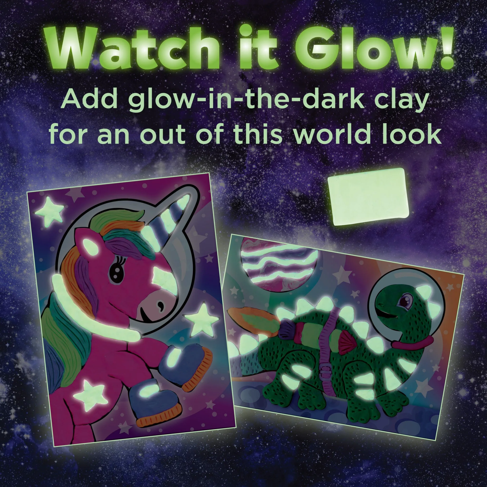 Do Art Coloring with Clay Space Pets - #14347