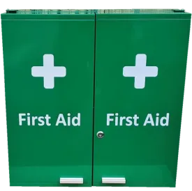 Double Door First Aid Cabinet Wall Mountable