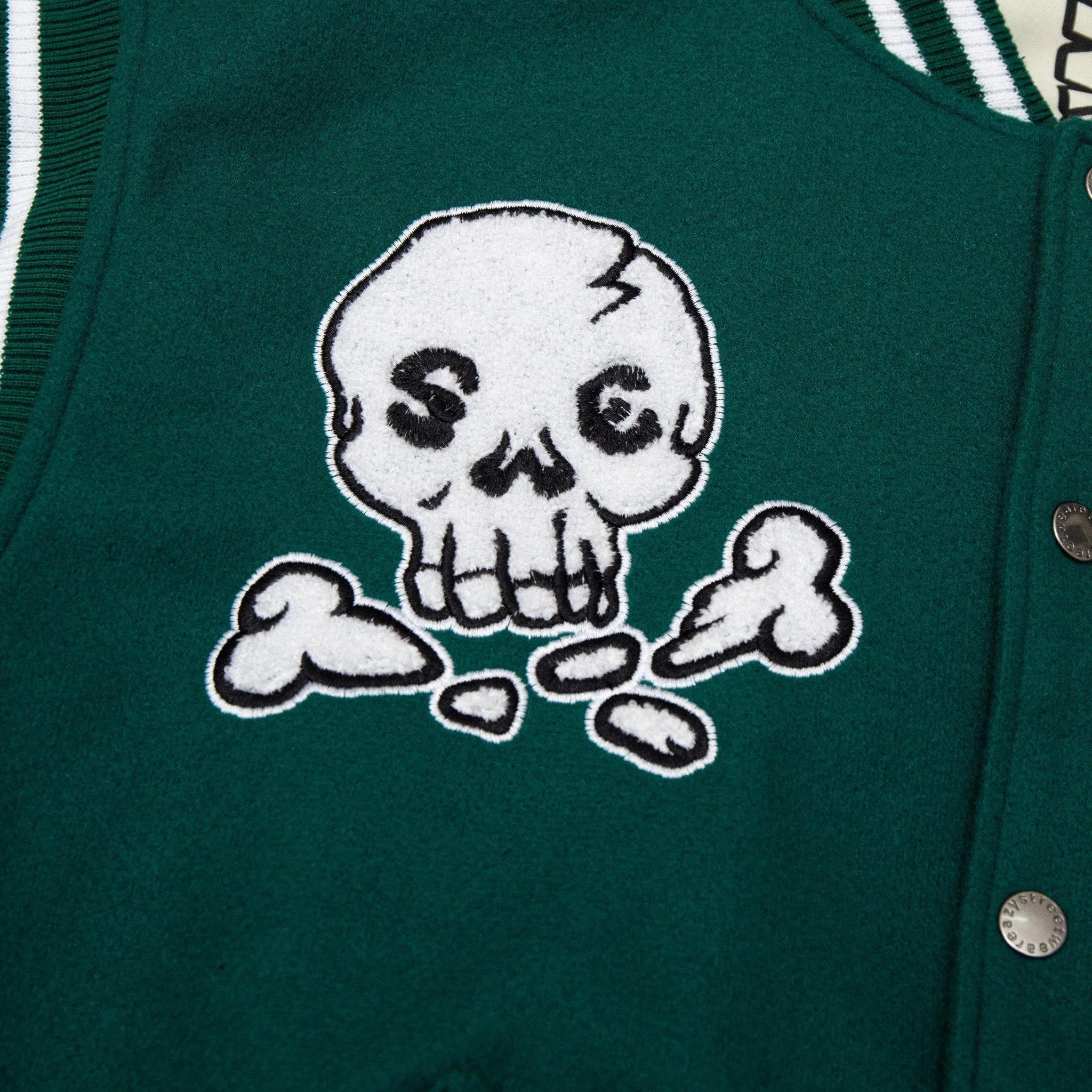 DREAM VARSITY JACKET - GREEN