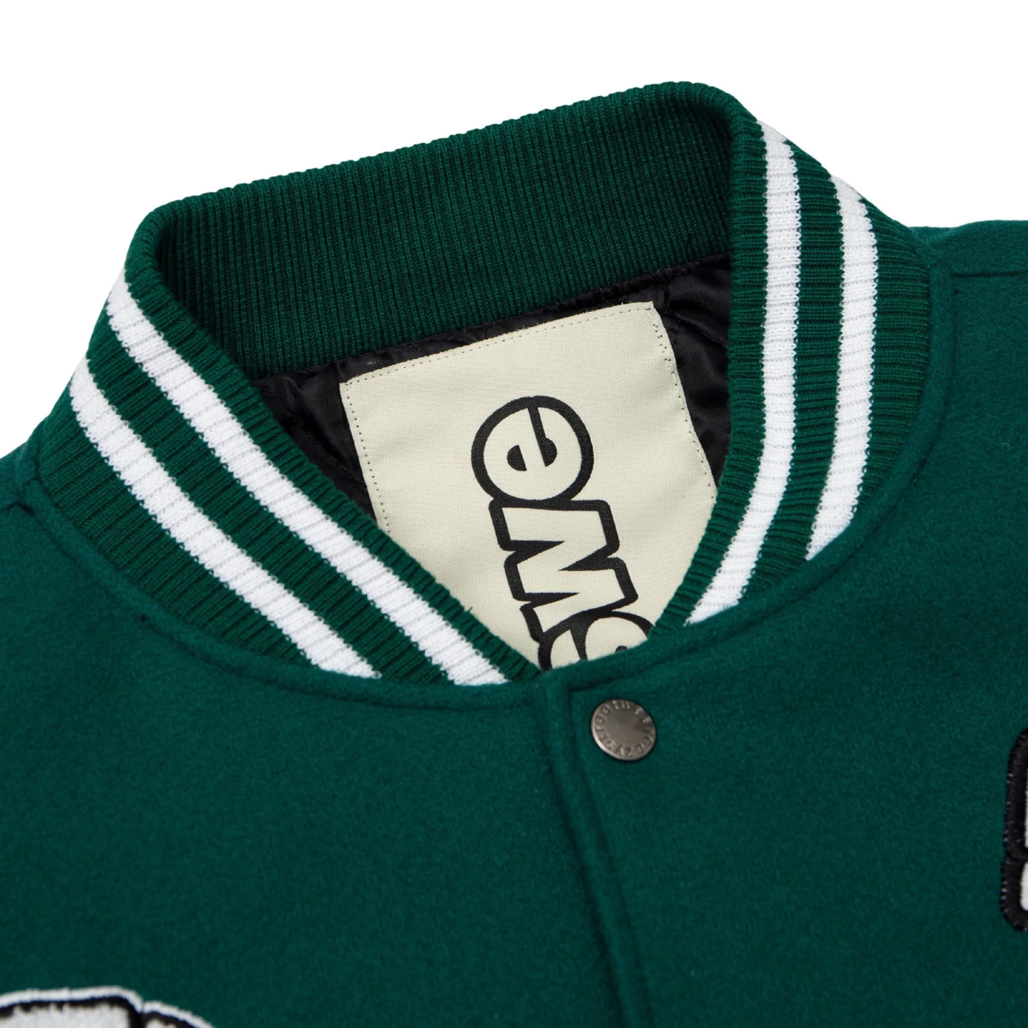 DREAM VARSITY JACKET - GREEN