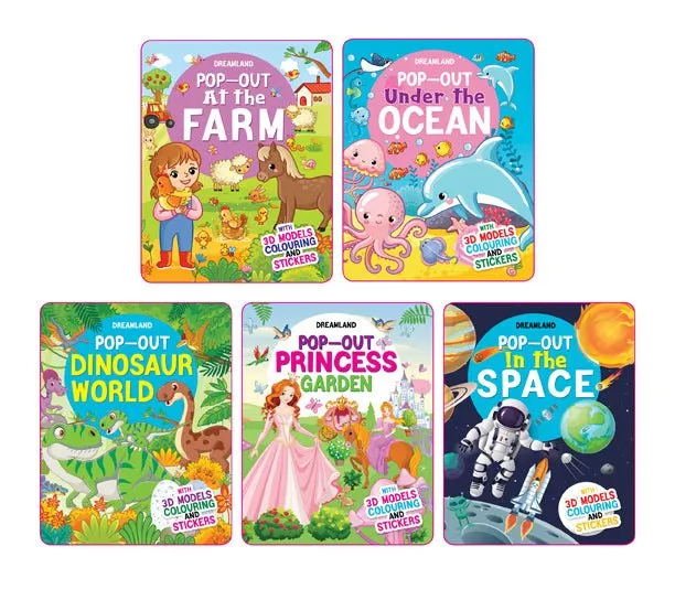 Dreamland Publications Pop- Out Books Pack- 5 Books