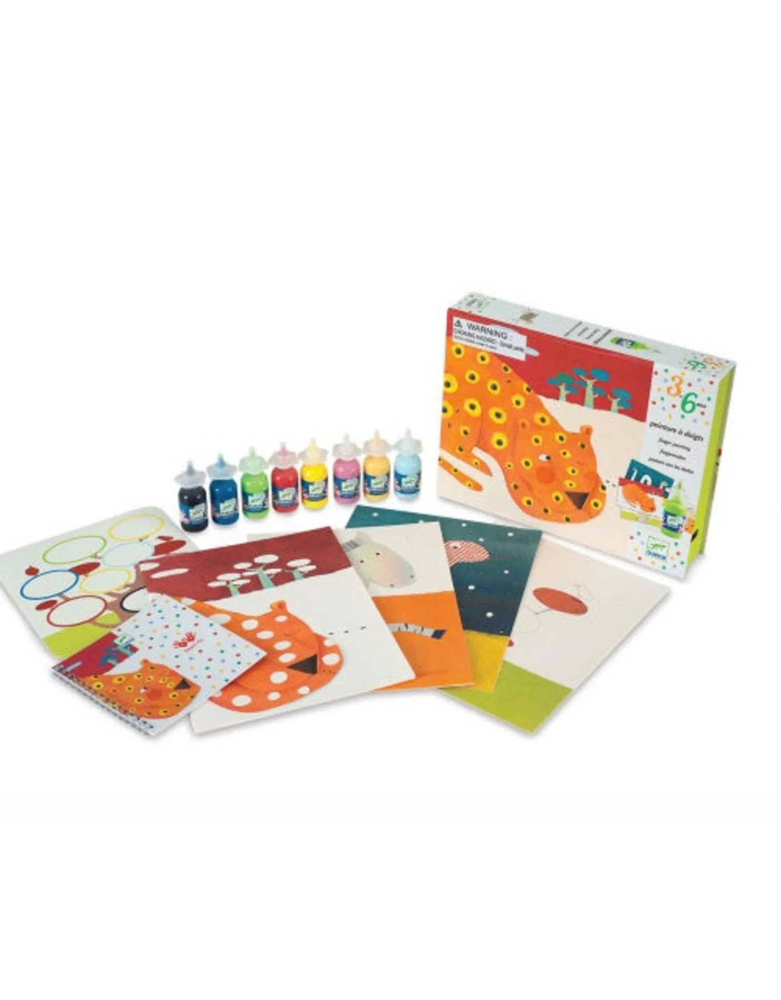 finger tracks painting set