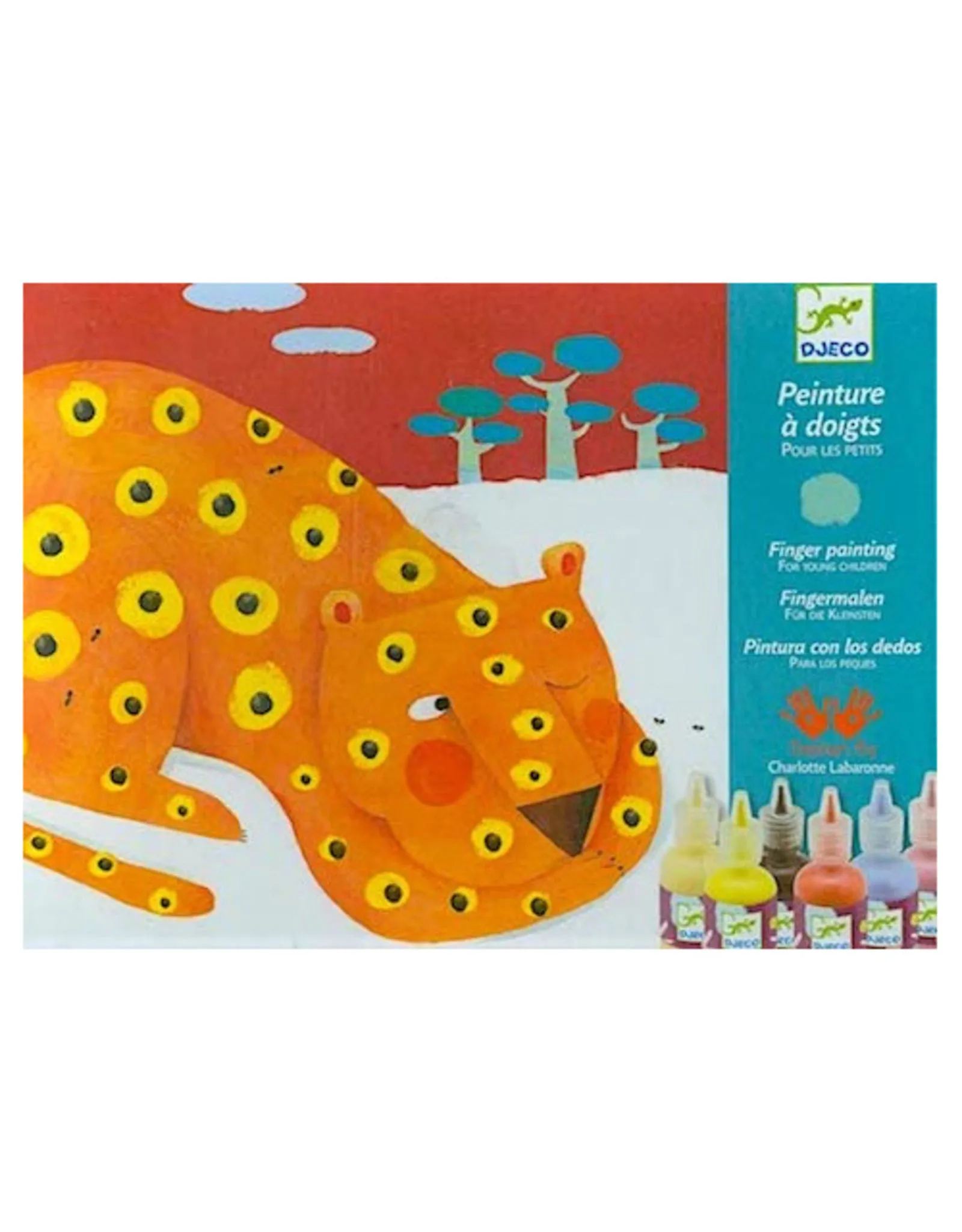 finger tracks painting set