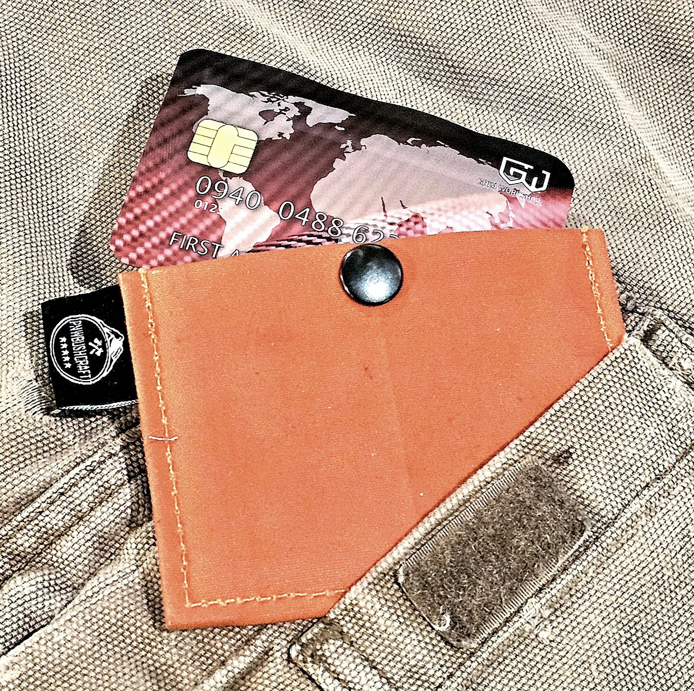 First Aid Stash Card: Credit Card Size Waterproof EDC Wallet Pouch