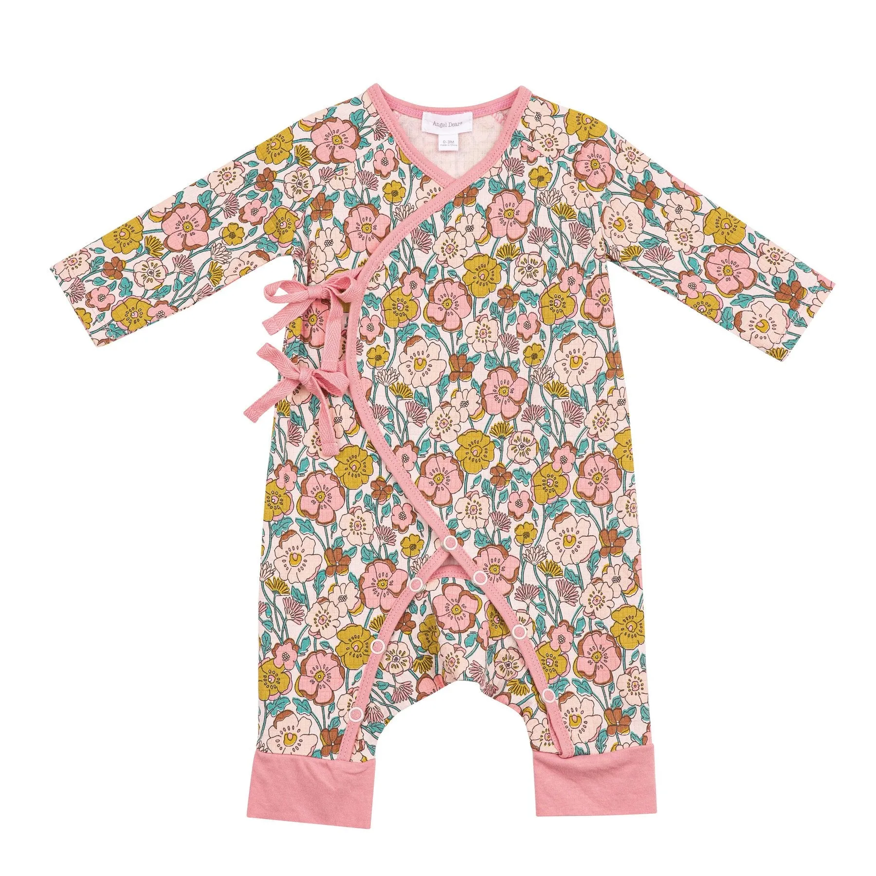 Flower Child Wrap Coverall Size 0-3 Months