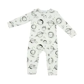 Huggable Planets Zipper Romper Size 3-6 Months