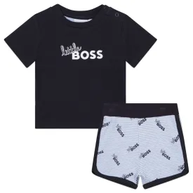 Hugo Boss Baby Boys Navy Ensemble