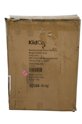 KidCo Angle Mount Bamboo Safety Gate - Grey