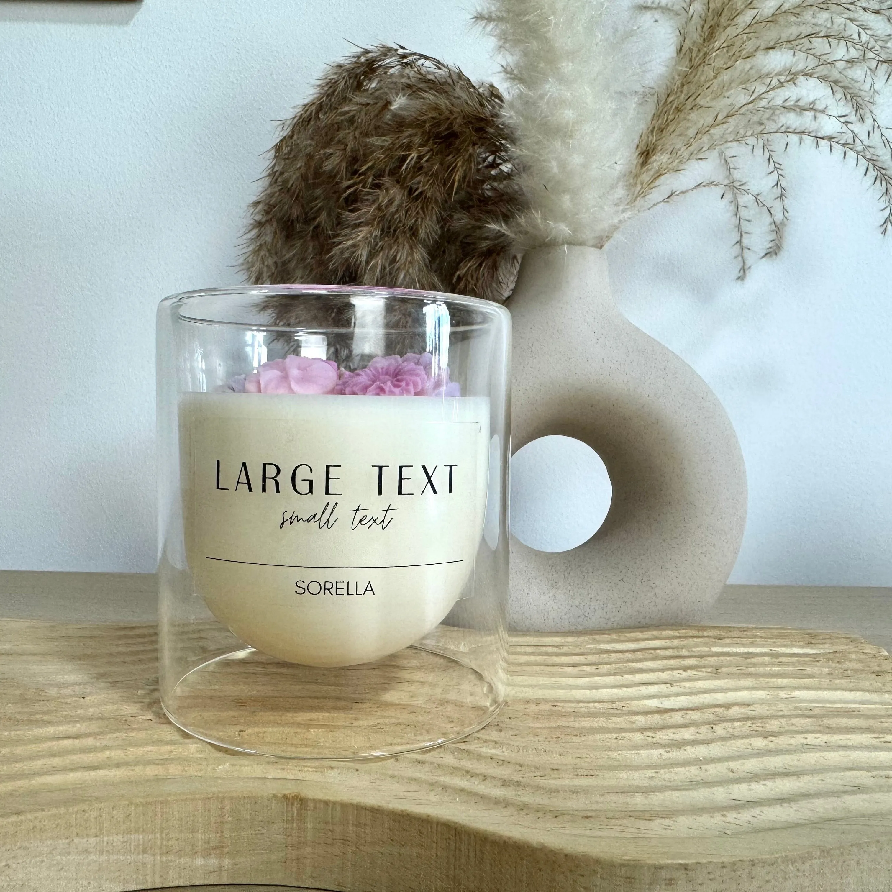 Lavender & White Sage Soy Wax Candle - Dome