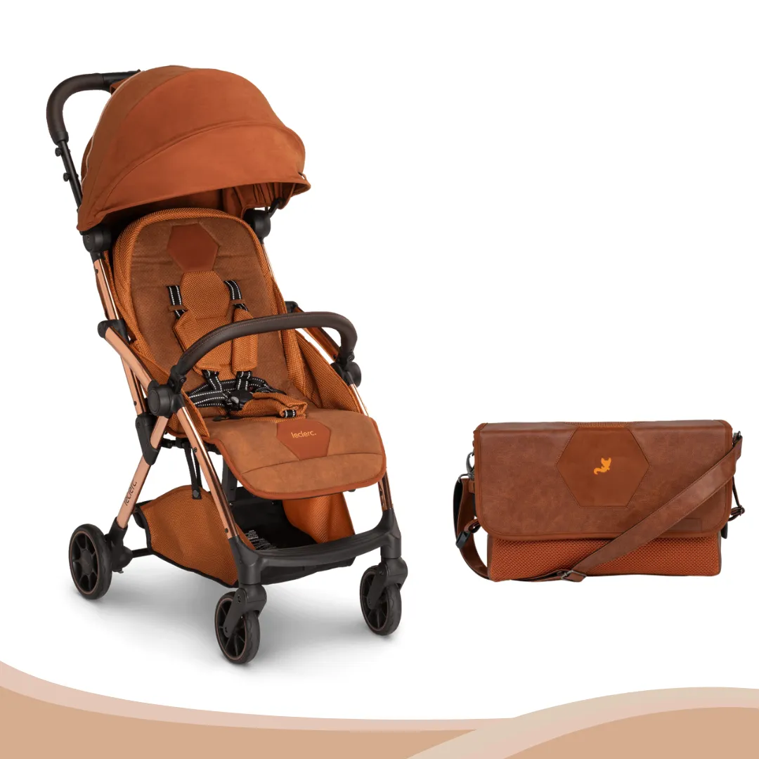 Leclercbaby Bundle Deal Hexagon Heritage Sport (Stroller   Diaper Bag)