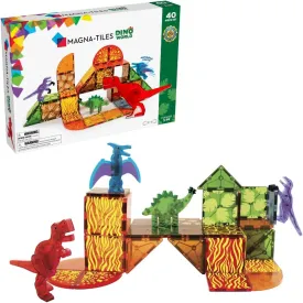 MAGNA-TILES Dino World - 40 Piece Set