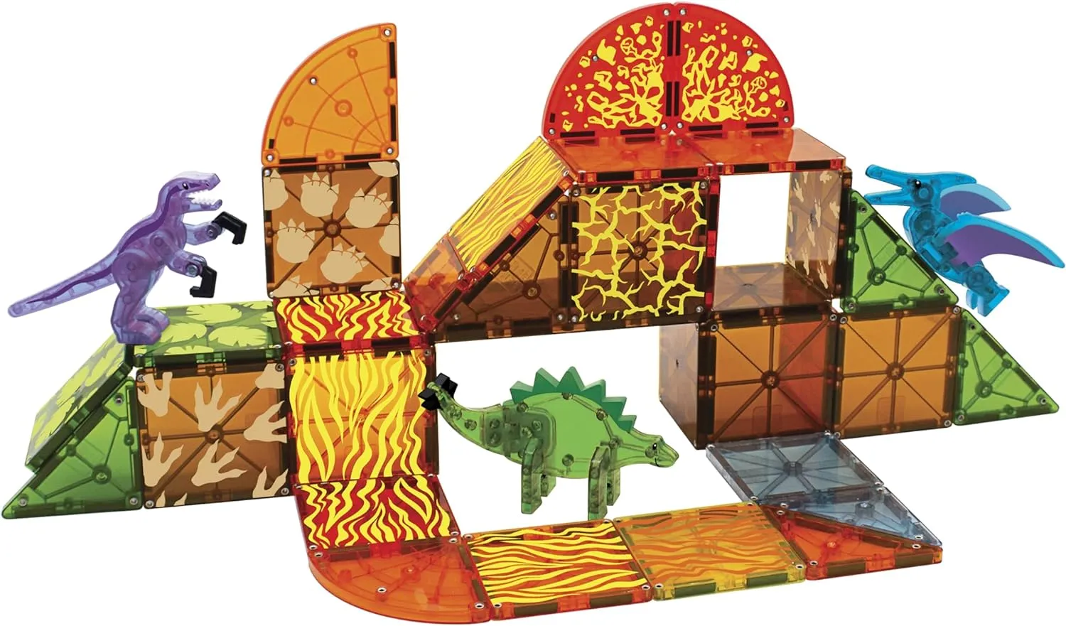 MAGNA-TILES Dino World - 40 Piece Set