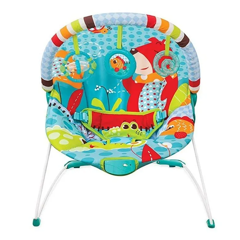 Mastela Newborn Baby to Toddlers Rocker Musical Bouncer Chair- Blue