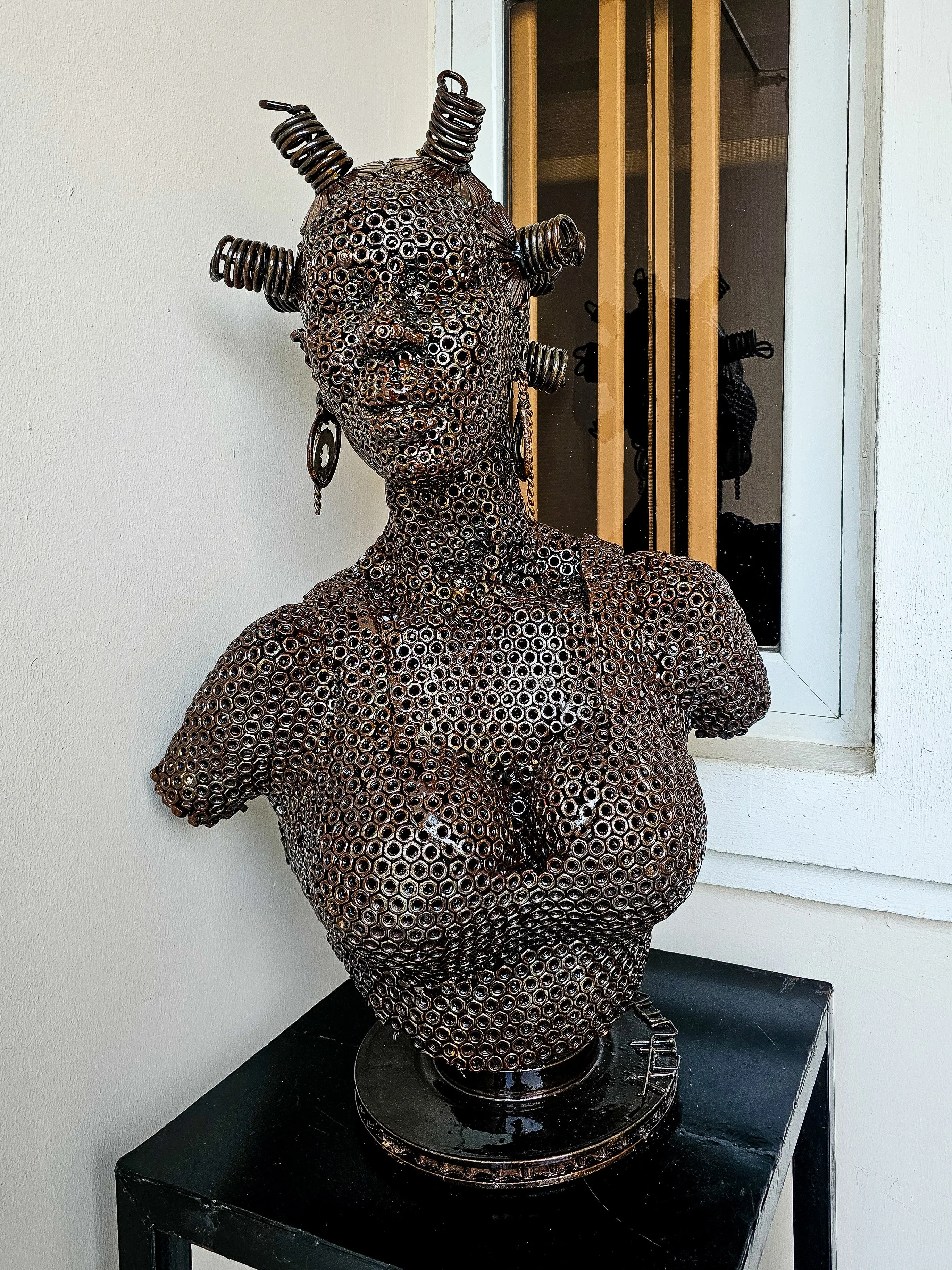 Nutu - Bust Sculpture of an African Lady