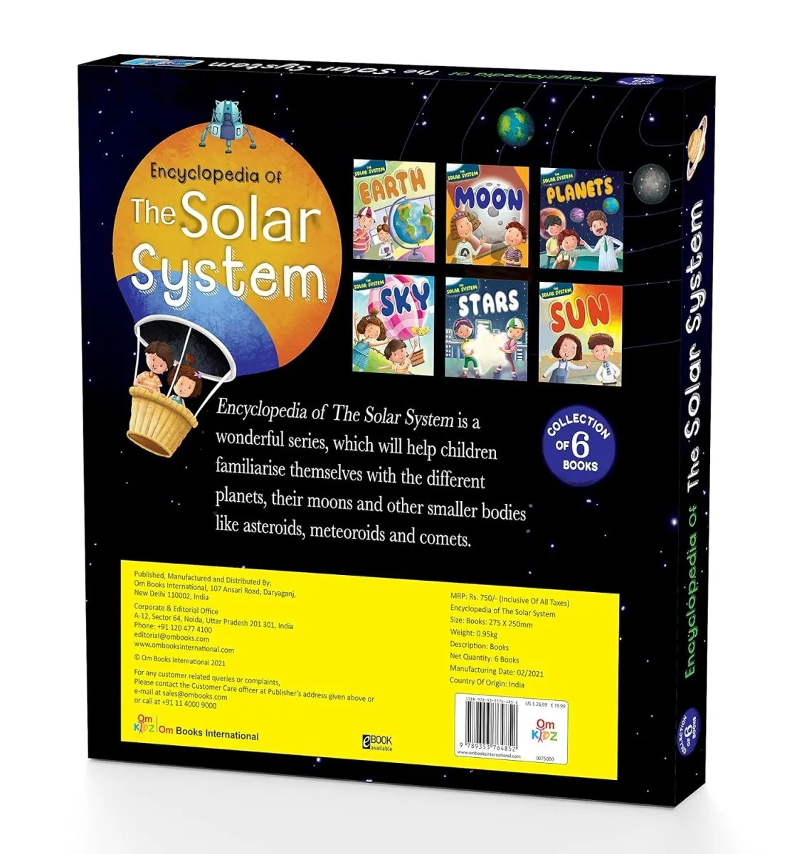 Om Books International Encyclopedia of the Solar System ( Set of 6 Books)