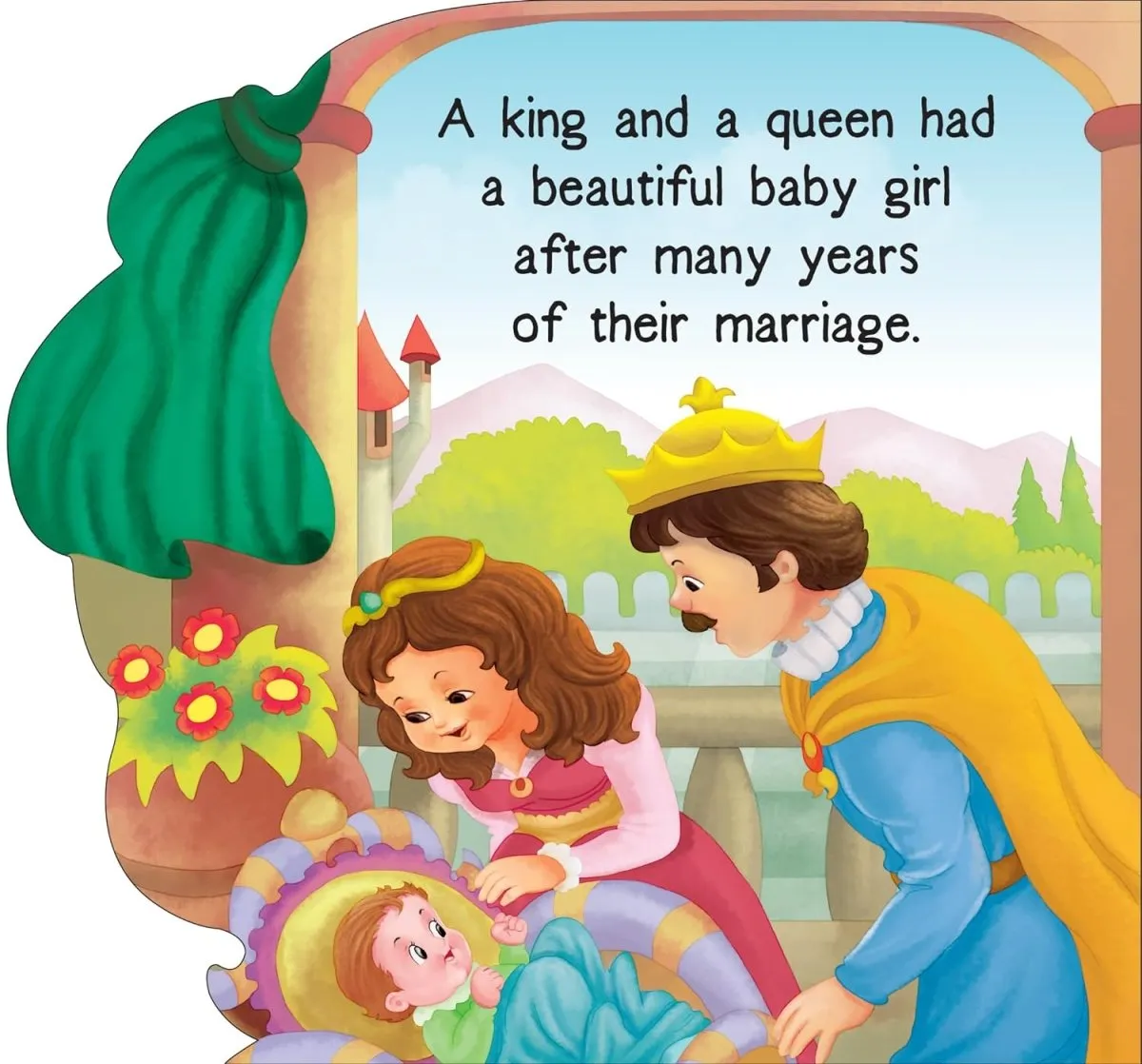 Om Books International Sleeping Beauty (Fairy Tales) Cutout Board Books