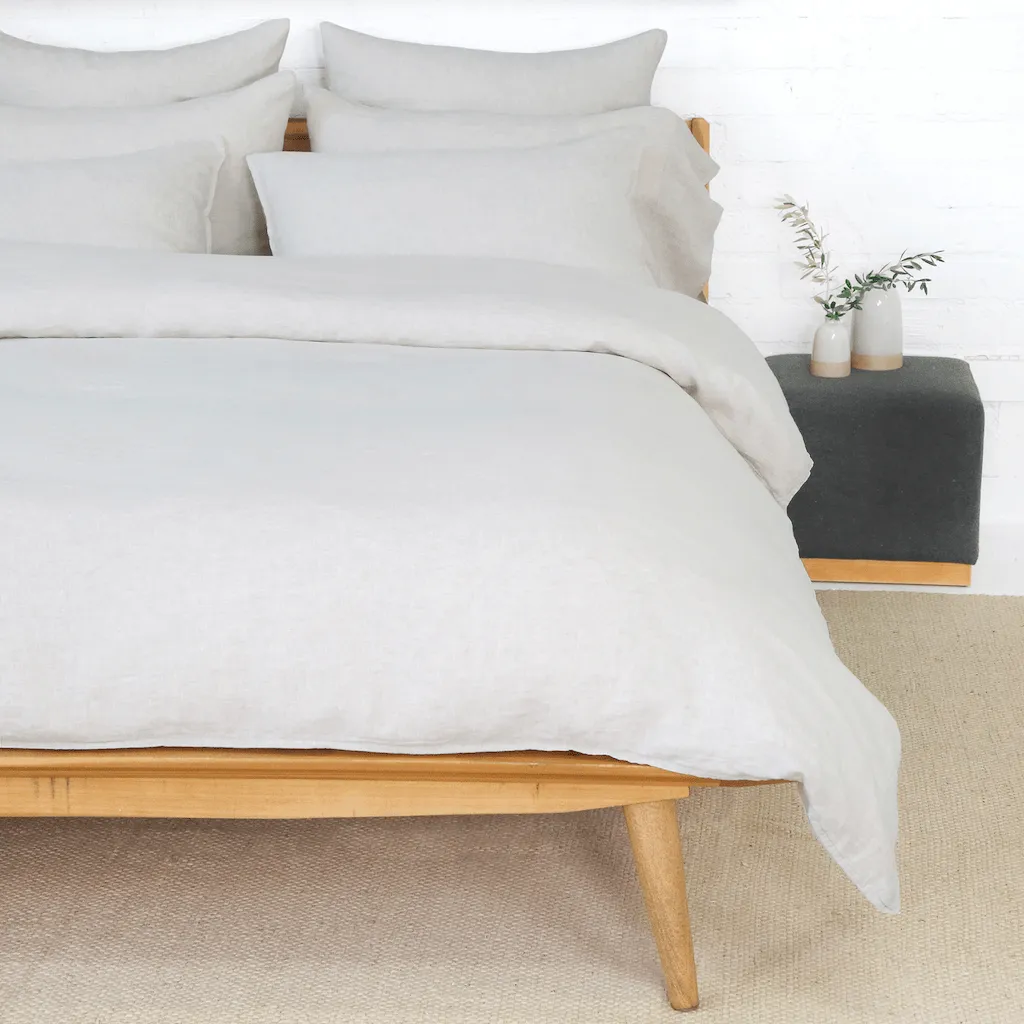 Parker Flax Linen Duvet Sets by Pom Pom at Home