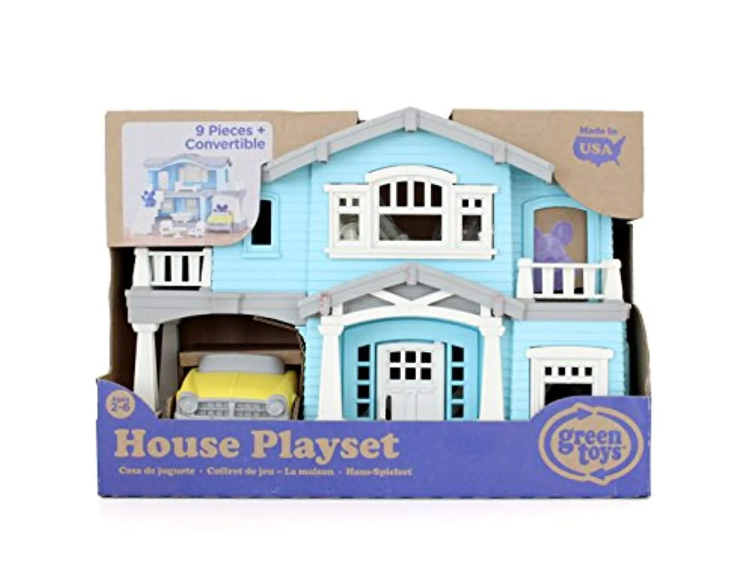 Play House Playset - Made in the USA from 100% Recycled Plastic from Used Milk Jugs