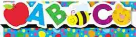 Pop-It Border Abcs And 123S 3 Inch  X 24 Ft. 8 Strips Per Pack