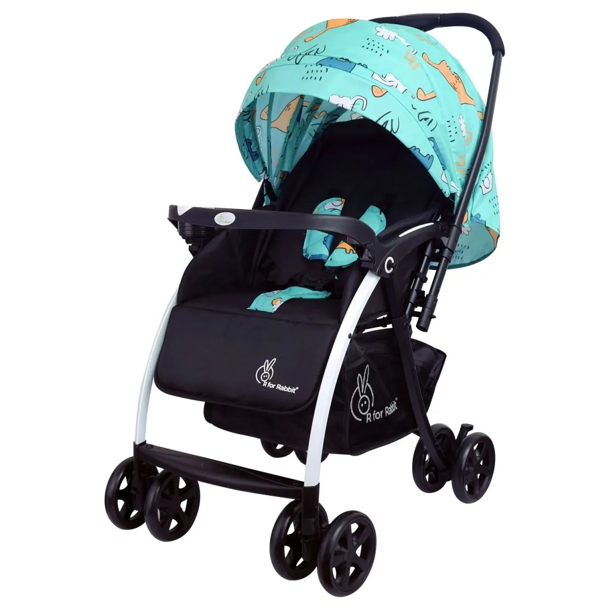 R for Rabbit Sugar Pop Stroller- Dino Blue