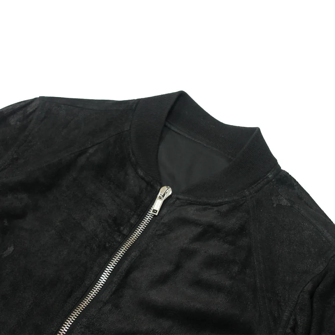 Rick Owens Blistered lambskin bomber 52