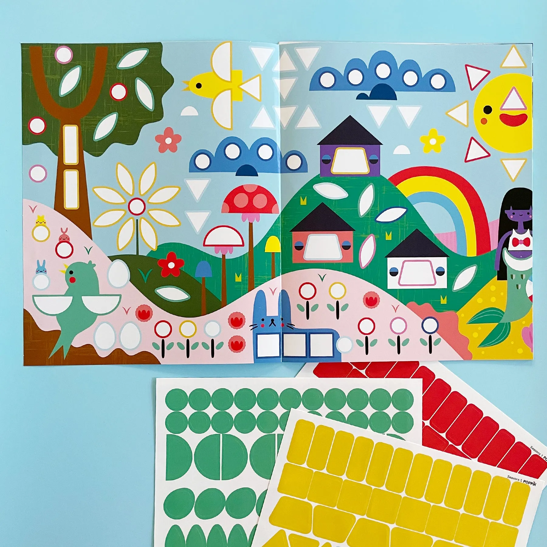 Seasons Panoramic Sticker Puzzle