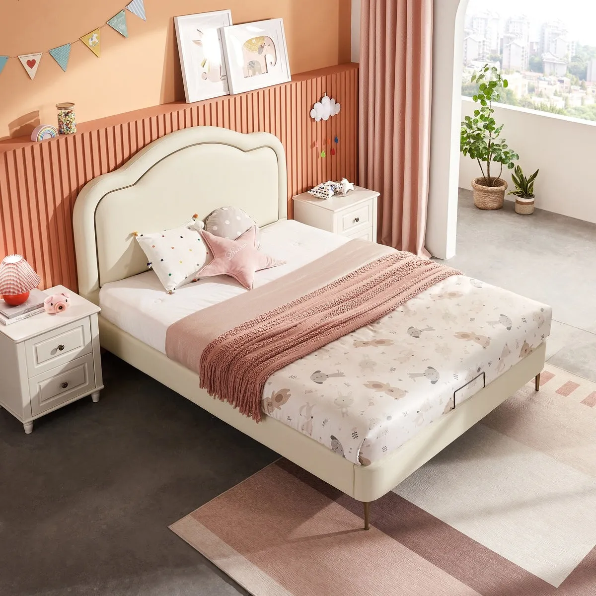 Soft-Padded Cloud Bed with Mattress