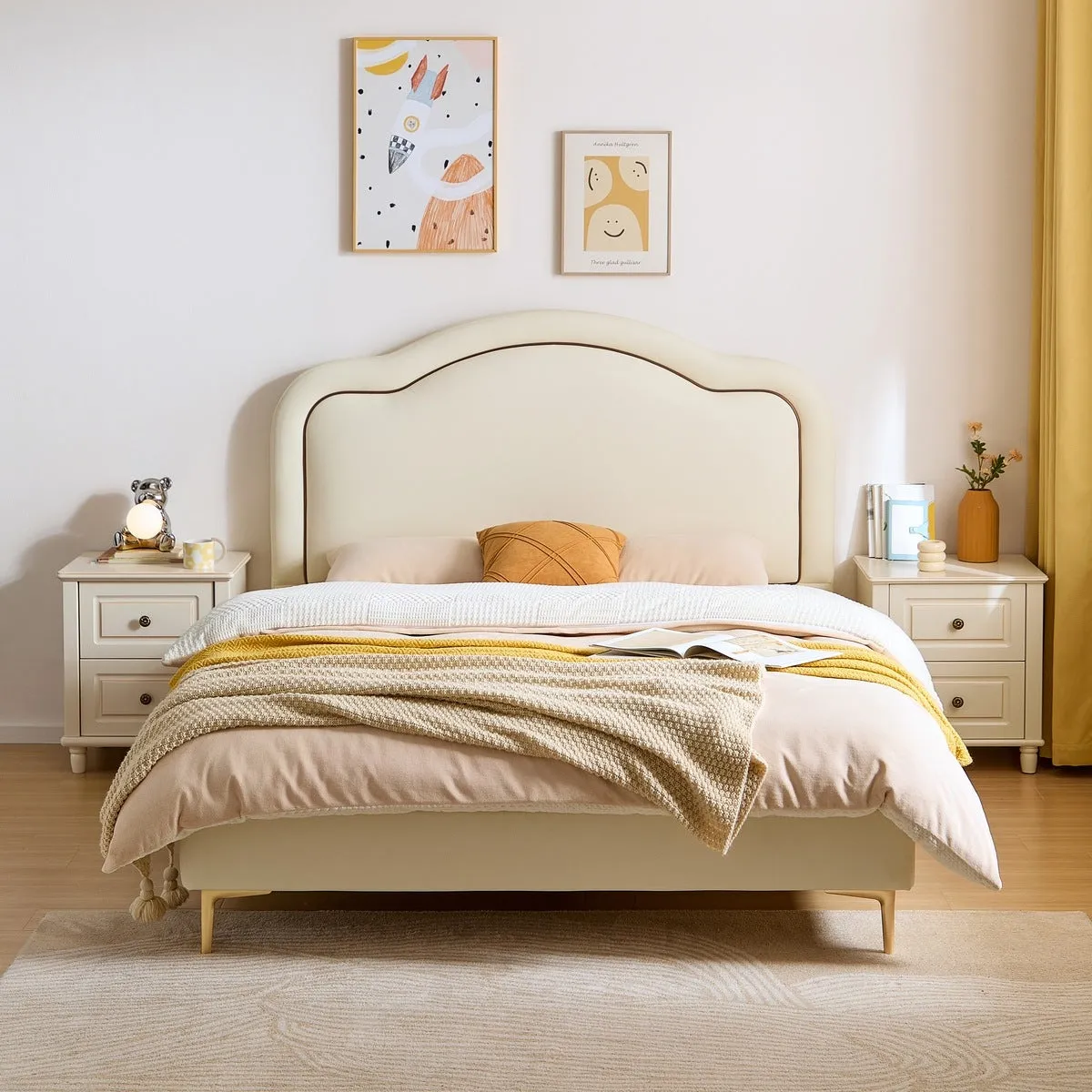 Soft-Padded Cloud Bed with Mattress