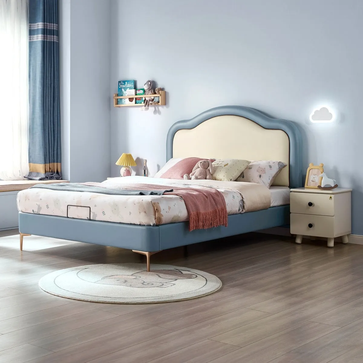 Soft-Padded Cloud Bed with Mattress