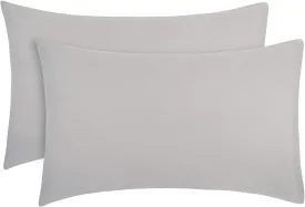 Solid Gray 2-Pack Toddler Travel Pillowcases